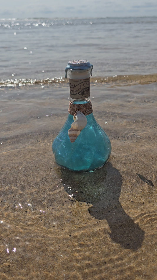 Mermaid Elixir Potion Bottle