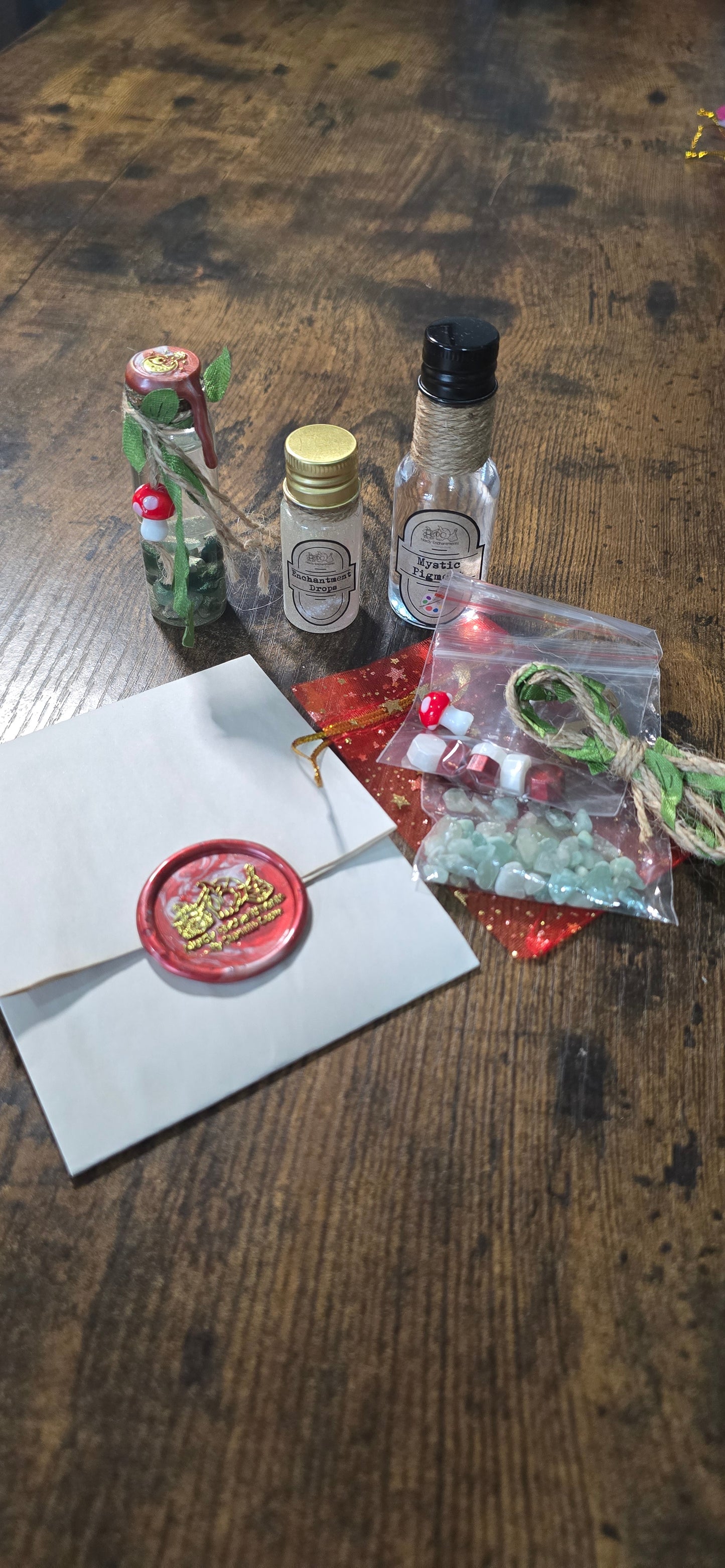 DIY Fidget Potion Kit – Sensory Crystal Stim Tool | Handmade Witchy Craft