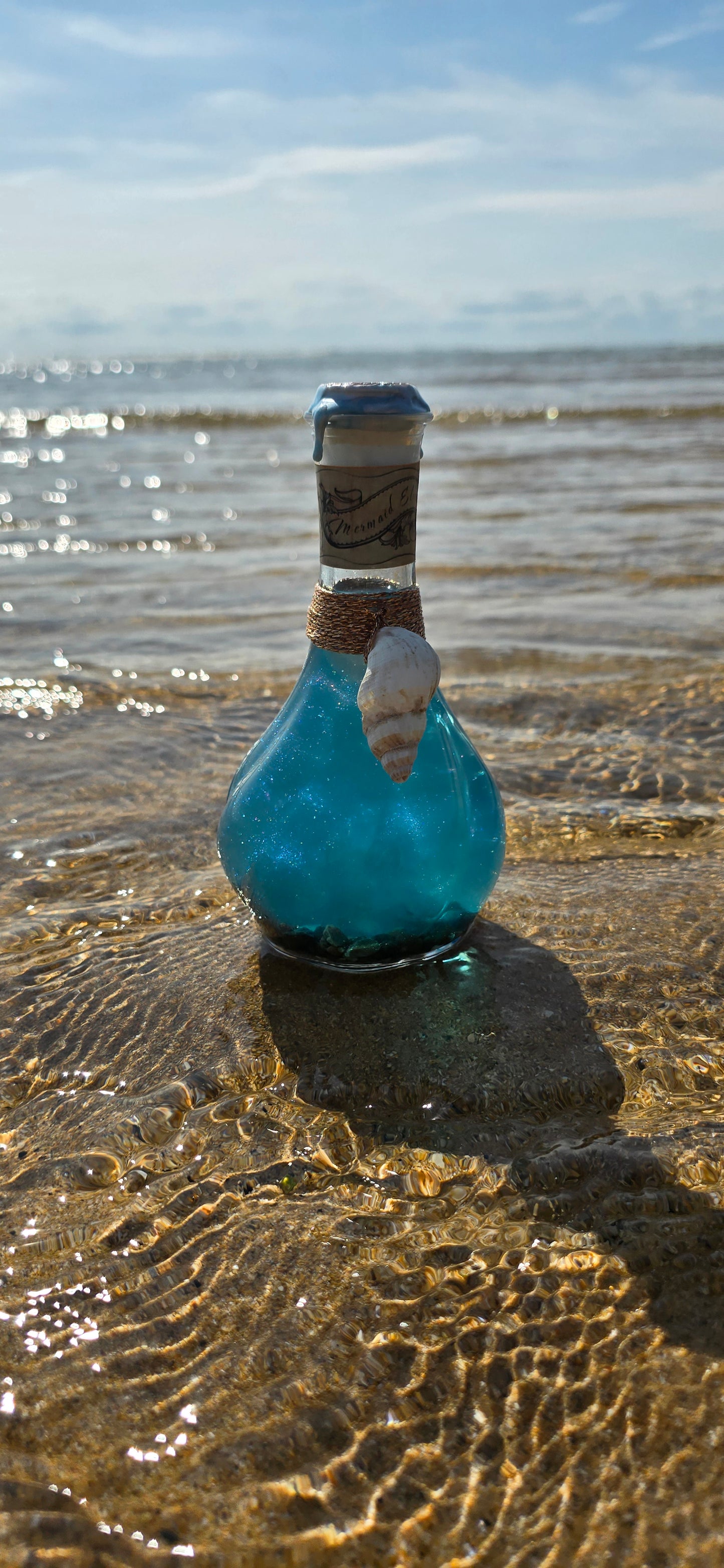 Mermaid Elixir Potion Bottle
