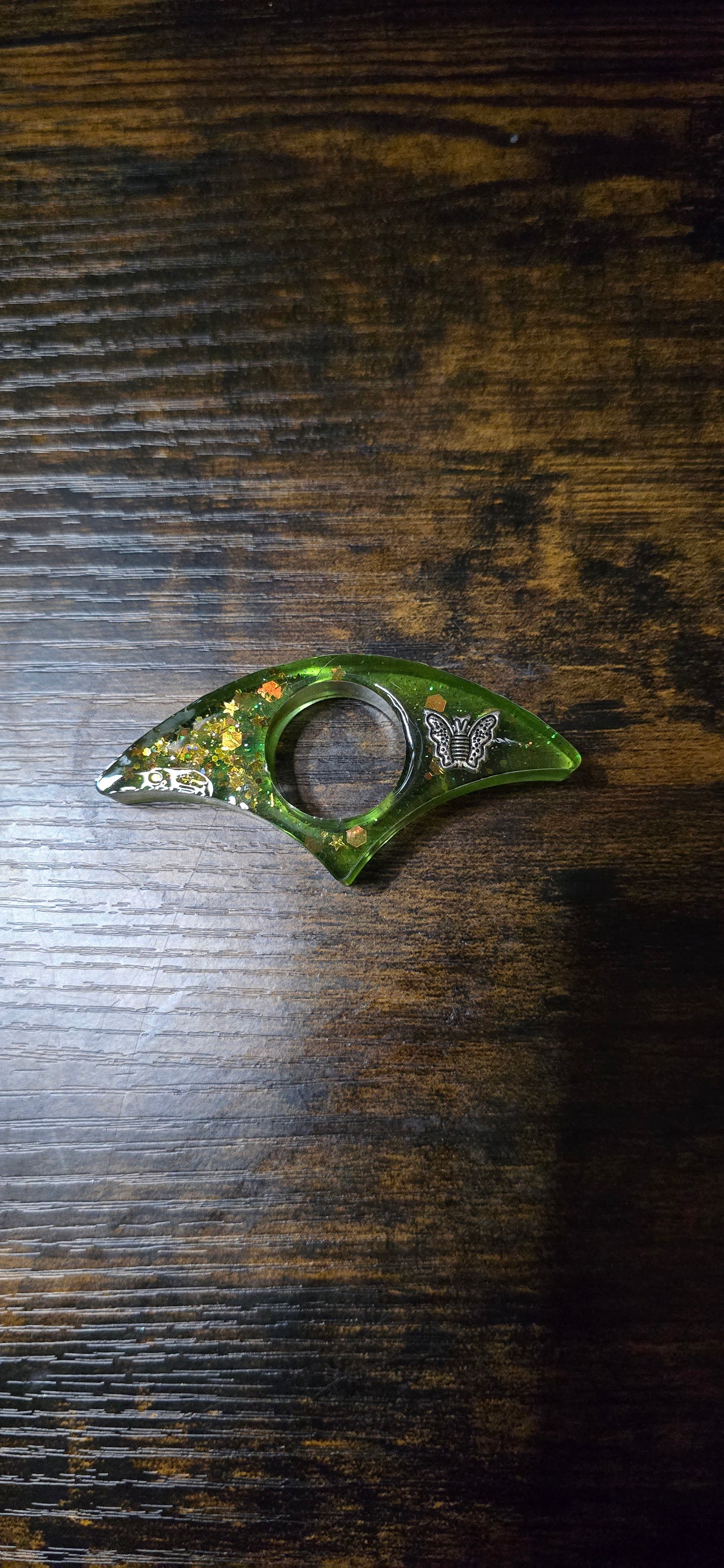 One Handed Book Holder – Handmade Resin | Custom Designs Available
