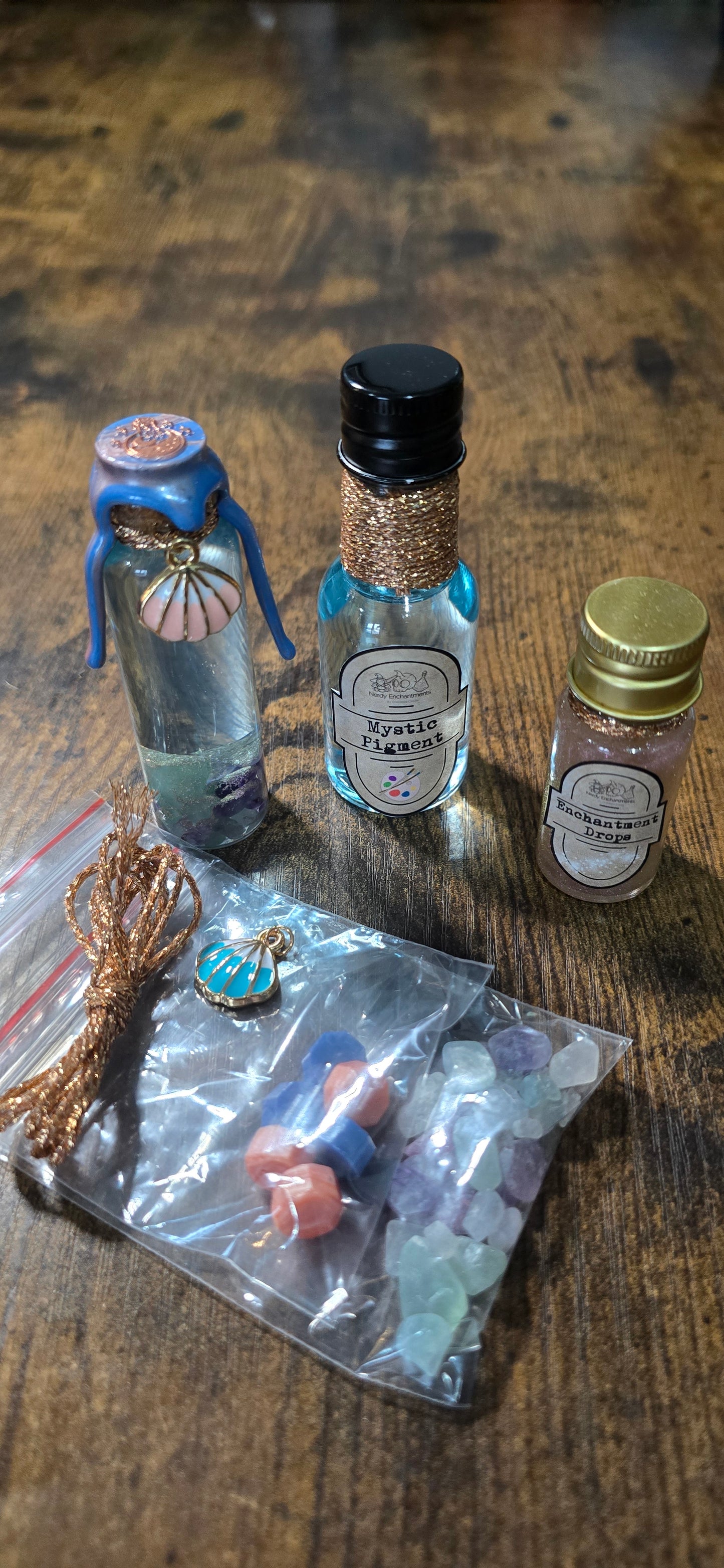 DIY Fidget Potion Kit – Sensory Crystal Stim Tool | Handmade Witchy Craft