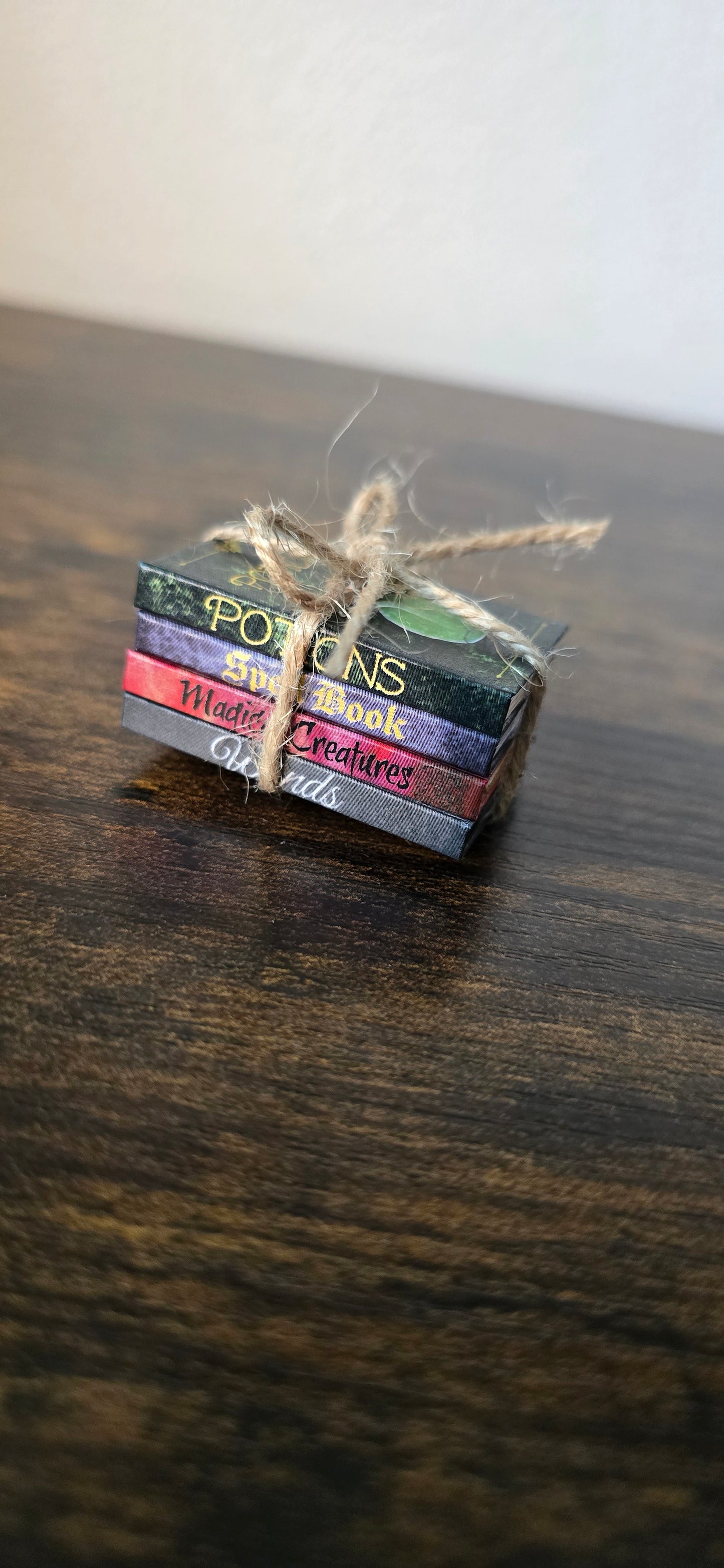 Miniature Wizard Starter Book Bundle of 4 | 1:6 Scale Dollhouse Textbooks, PDF Download