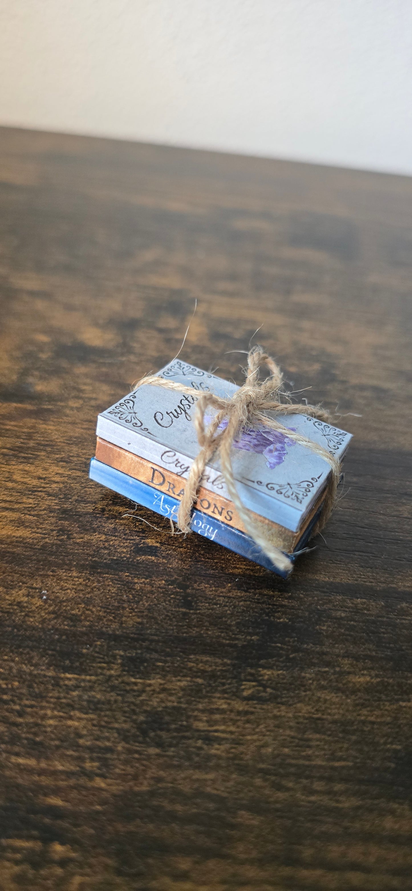Miniature Celestial Wizard Books Bundle of 3 | 1:6 Scale Dollhouse Astrology & Crystals, PDF Download